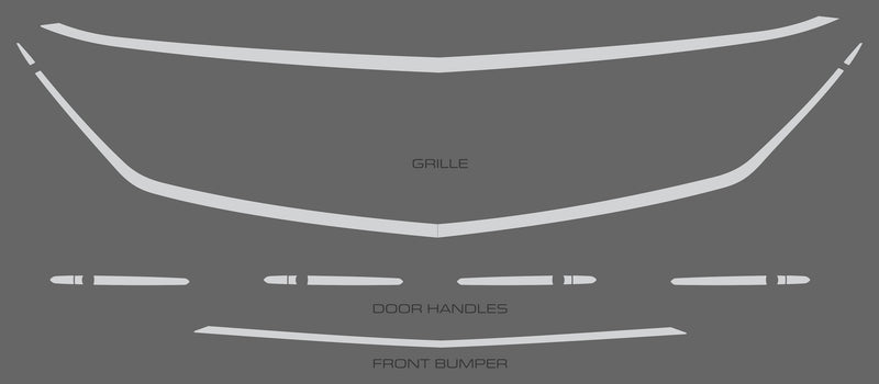Cadillac XT4 (SUV) | 2024-2025 | Exterior Trim | #CAX424EXT