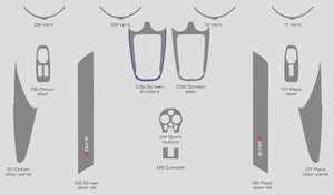 McLaren 570S (Coupe) | 2015-2021 | Dash kit (Full) | #MC5715INF