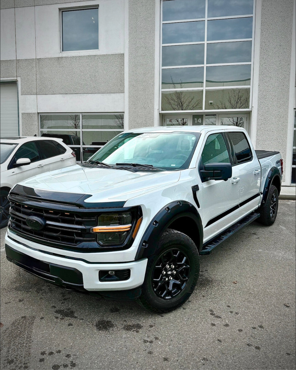 GL3Z-16C900-A - Hood Deflector - Smoke 2015-2020 Ford F-150 | Ford OEM GL3Z-16C900-A - Hood Deflector - Smoke 2015-2020 Ford F-150 | Ford OEM