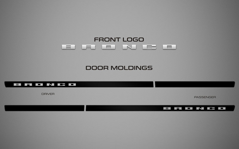 Ford Bronco (SUV) | 2021-2025 | Exterior Kit | #FOBR21EXK