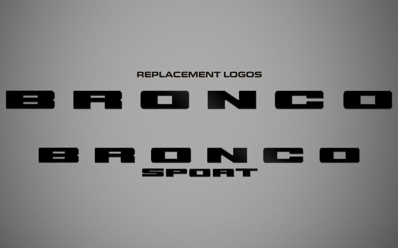Ford Bronco Sport (SUV) | 2022-2025 | Logo Kit | #FOBS21LO1