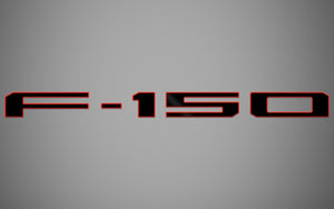 Ford F-150 (SuperCab) | 2021-2025 | 2Tone Tailgate Logo | #FOF121LOI