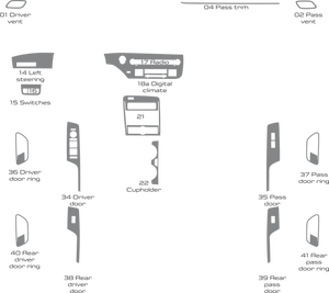 Hyundai Kona N Line (SUV) | 2024-2025 | Dash kit (Full) | #HYKN24INT