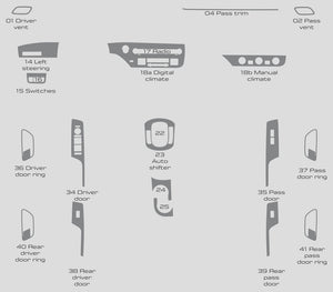 Hyundai Kona (SUV) | 2024-2026 | Dash kit (Full) | #HYKO24INT