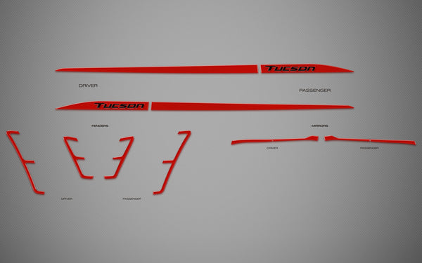 Hyundai Tucson N Line (SUV) | 2022-2025 | Rocker Kit | #HYTN22RKK