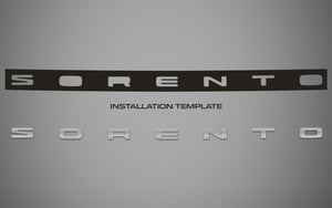 Kia Sorento (SUV) | 2021-2022 | Tailgate Logo | #KISR21LOT