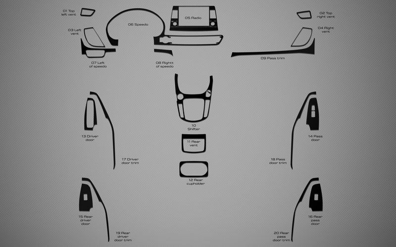 Kia Seltos (SUV) | 2024-2024 | Dash kit (Full) | #KISS24INF