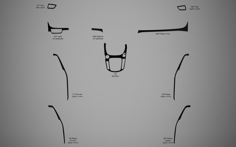 Kia Seltos (SUV) | 2021-2025 | Dash kit (Signature) | #KISS21SGN