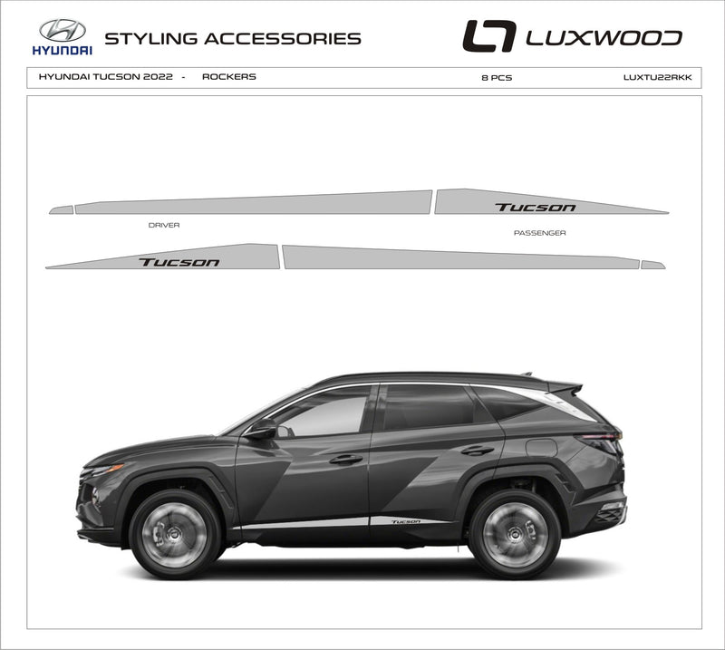 Hyundai Tucson (SUV) | 2025-2025 | Rocker | #HYTX25RKR