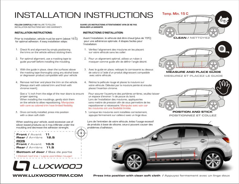 Mitsubishi Outlander Sport (SUV) | 2011-2020 | CHROMAX | #MIRV11CRM