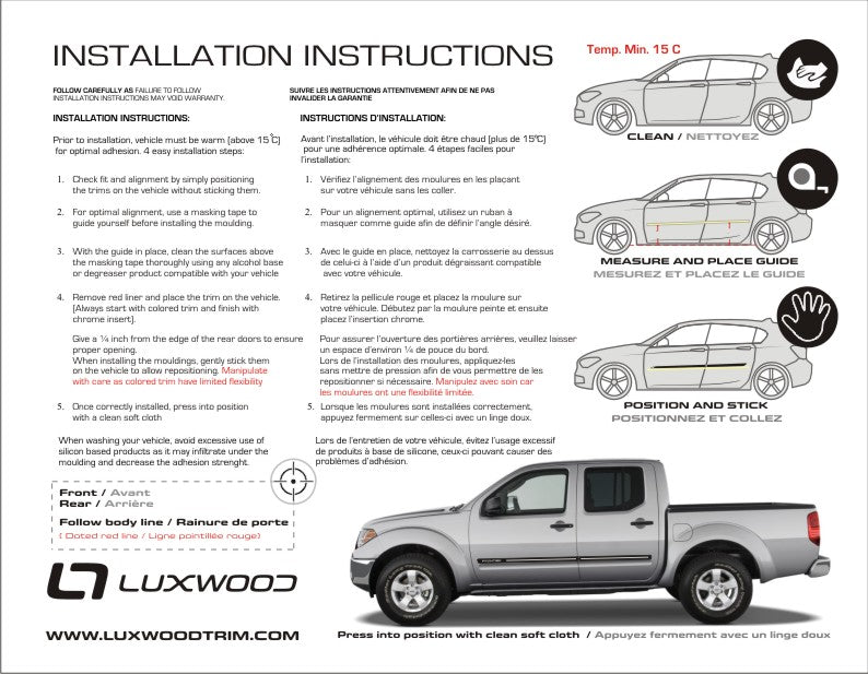 Nissan Frontier (Crew Cab) | 2007-2019 | JETFLY | #NIFRCC07SMC