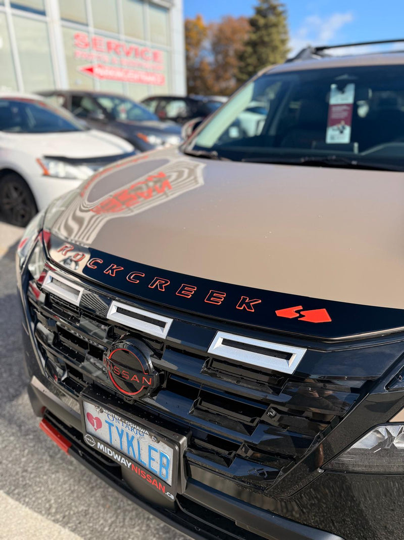 Nissan Rogue (SUV) | 2021-2025 | Hood Deflector + logo | #NIRO21DEK