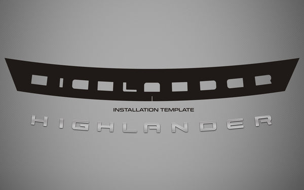 Toyota Highlander (SUV) | 2020-2025 | Hood Logo | #TOHI20LO1