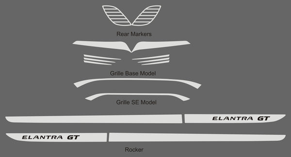 Hyundai Elantra GT (Hatchback) | 2013-2017 | Exterior Trim | #HYEG13EXT