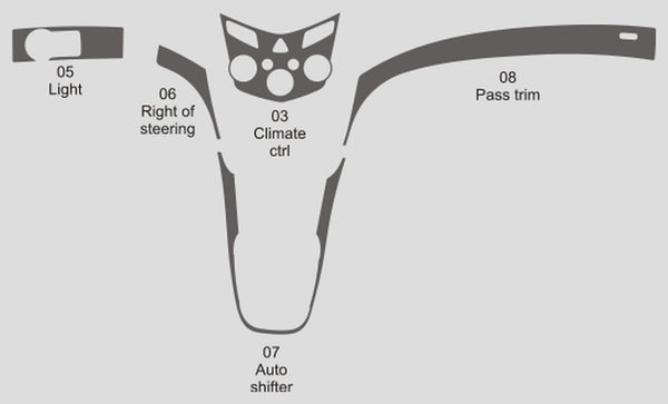 Chevrolet Sonic (Sedan) | 2012-2016 | Dash kit (Signature) | #CHSO12SGN