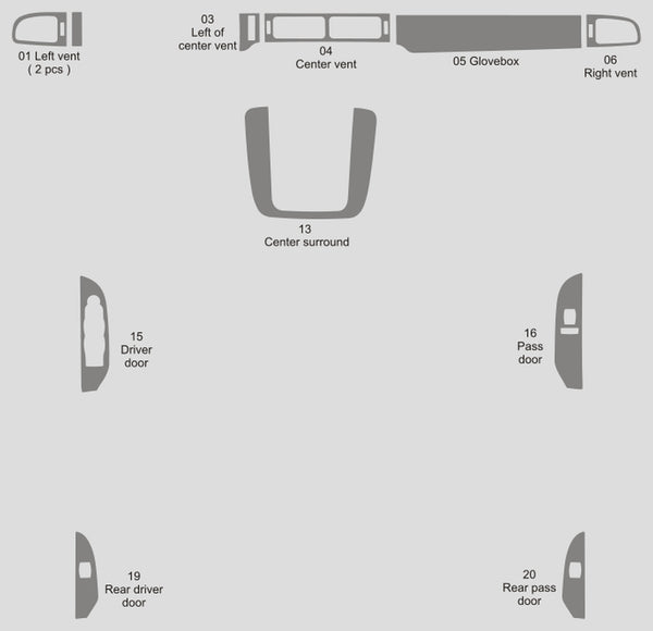 Chevrolet Suburban (SUV) | 2007-2013 | Selección Original | #CHSU07OEM