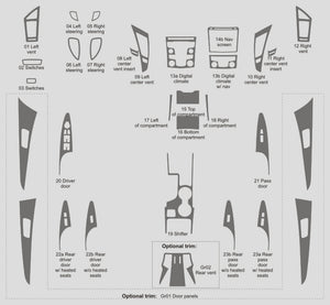 Hyundai Sonata Hybrid (Sedan) | 2011-2012 | Dash kit (Full) | #HYSO11INF