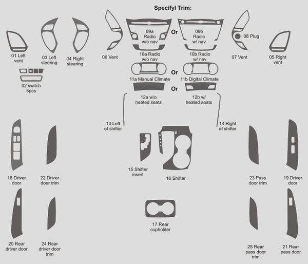 Hyundai Tucson (SUV) | 2010-2013 | Dash kit (Full) | #HYTU10INF