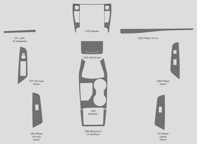 Toyota Camry Hybrid (Sedan) | 2015-2017 | Dash kit (Signature) | #TOCA15SGN