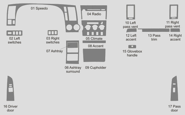 Toyota Tundra (Regular Cab) | 2007-2013 | Dash kit (Full) | #TOTURC07INF