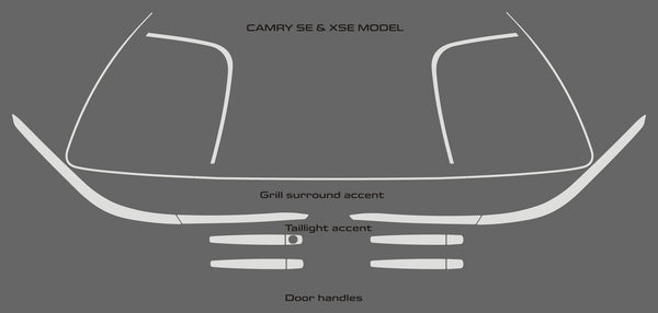 Toyota Camry Hybrid (Sedan) | 2015-2017 | Exterior Trim | #TOCA15EX2