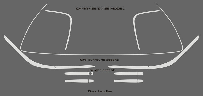 Toyota Camry Hybrid (Sedan) | 2015-2017 | Exterior Trim | #TOCA15EX2