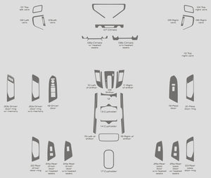 Honda CR-V (SUV) | 2017-2019 | Kit de tablero (completo) | #HOCR17INF