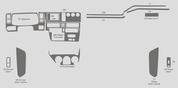 International LT (Truck) | 2016-2025 | Dash kit (Full) | #ITLT16INF