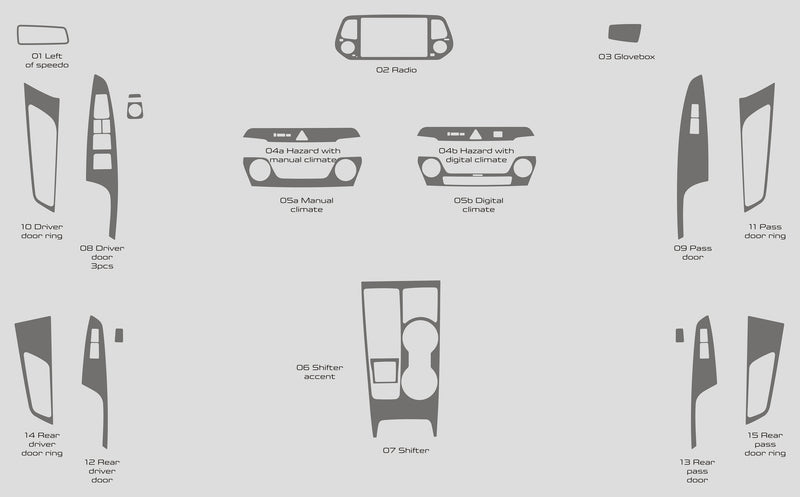 Hyundai Tucson (SUV) | 2019-2021 | Dash kit (Full) | #HYTU19INF