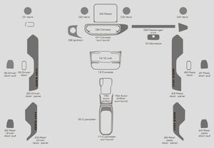 Jeep Wrangler ilimitado (SUV) | 2018-2023 | Kit de tablero (completo) | #JEWR18INF