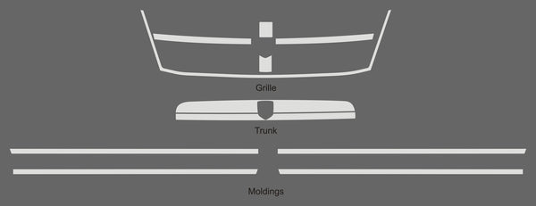 Dodge Grand Caravan (Minivan) | 2008-2010 | Exterior Trim | #DOCA08EXT