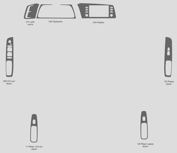 Hyundai Elantra (Sedan) | 2021-2024 | Dash kit (Signature) | #HYEL21SGN