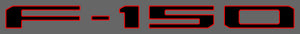 Ford F-150 (SuperCrew) | 2021-2025 | 2Tone Tailgate Logo | #FOF121LOI