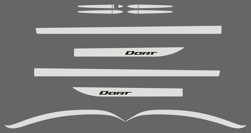 Dodge Dart (Sedan) | 2013-2017 | Rocker Kit | #DODA13RKK