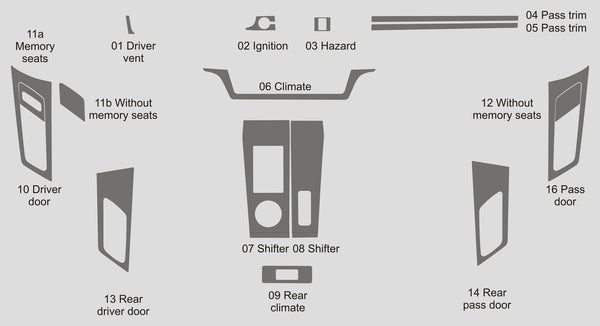 Mitsubishi Outlander (SUV) | 2022-2024 | Kit de tablero (completo) | #MIOU22INT