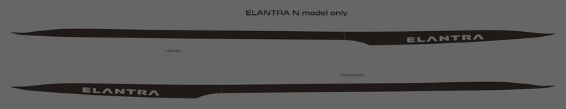 Hyundai Elantra (Sedan) | 2021-2023 | Rocker | #HYEN21RKR