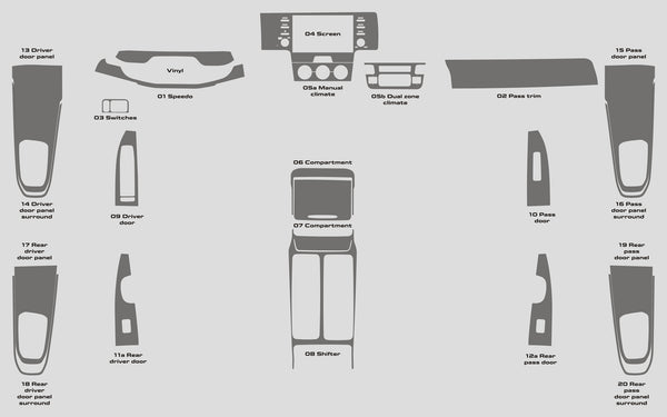 Kia Sorento (SUV) | 2021-2024 | Dash kit (Full) | #KISR21INF