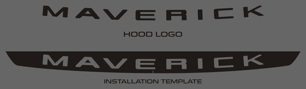 Ford Maverick (Pickup) | 2022-2025 | Hood Logo | #FOMA22LOG