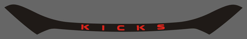 Nissan Kicks (SUV) | 2021-2024 | Hood Deflector w/logo | #NIKI21DEL