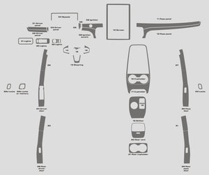 Ford Mustang Mach-E (SUV) | 2021-2025 | Dash kit (Full) | #FOME21INF