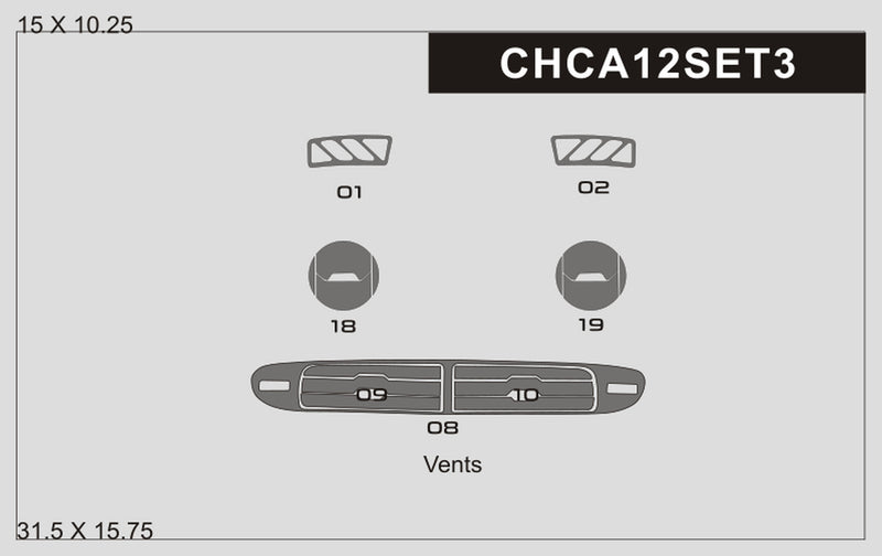 Chevrolet Camaro (Coupe) | 2012-2015 | Special Selection | #CHCA12SET3