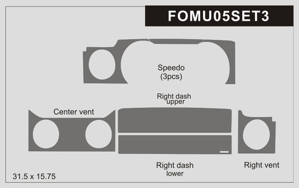 Ford Mustang (Coupe) | 2005-2009 | Special Selection | #FOMU05SET3