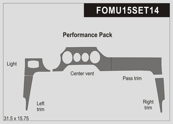 Ford Mustang (Coupe) | 2015-2023 | Special Selection | #FOMU15SET14