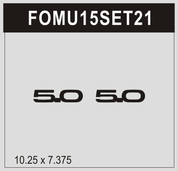 Ford Mustang (Coupé) | 2015-2023 | Selección Especial | #FOMU15SET21