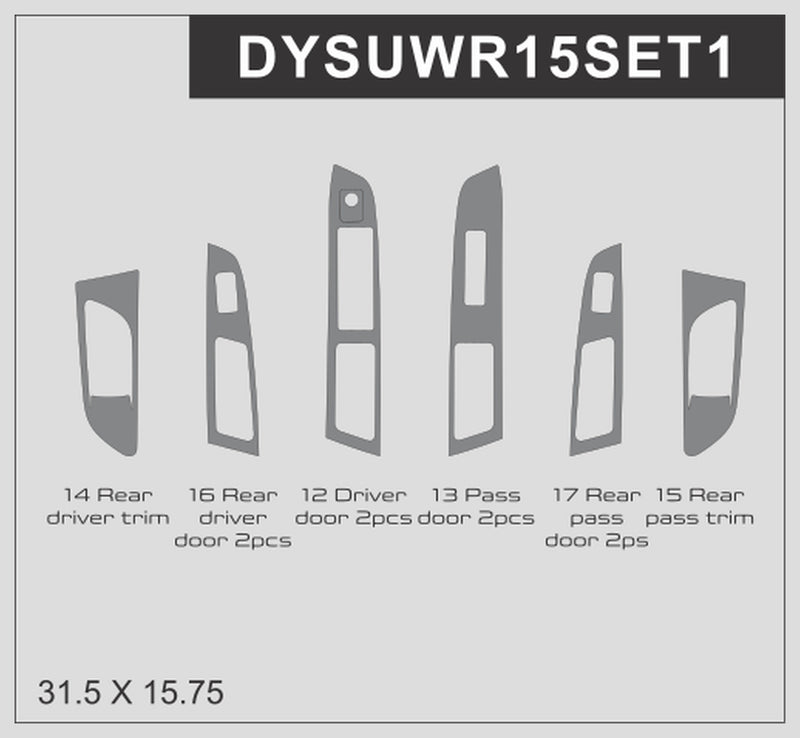 Subaru WRX STI (Sedan) | 2015-2016 | Special Selection | #SUWR15SET1