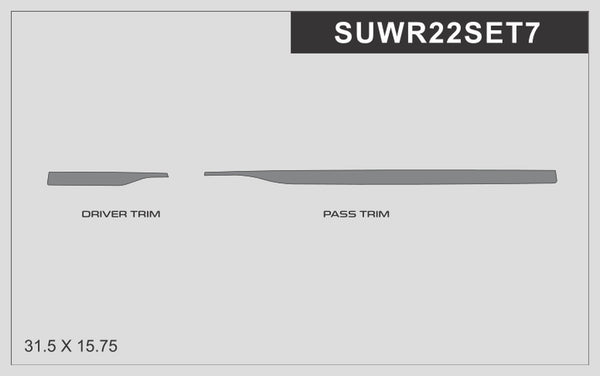 Subaru WRX (Sedan) | 2022-2025 | Special Selection | #SUWR22SET7