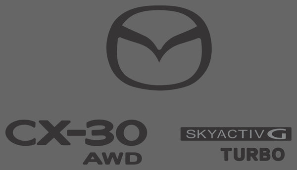 Mazda CX-30 (SUV) | 2020-2024 | Logotipo de la capucha | #MAX320BGD