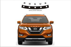 Nissan Rogue (SUV) | 2017-2020 | Logotipo de la capucha | #NIRO17LOG