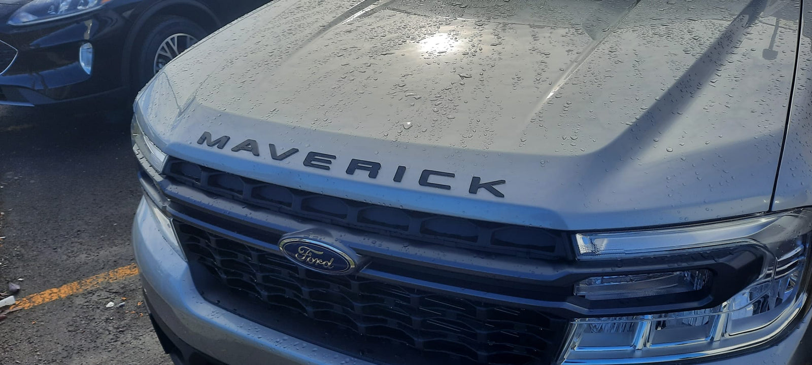SlickMod Tinte De Humo De Vinilo Precortado Para Faros Ford Maverick 2022-2023 (1. Faro, 35% Humo Ligero