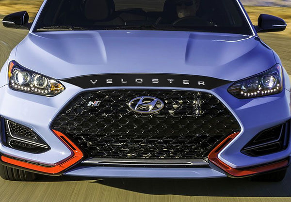 Hyundai Veloster (Hatchback) | 2019-2022 | Hood Deflector w/logo | #HYVE19DEL